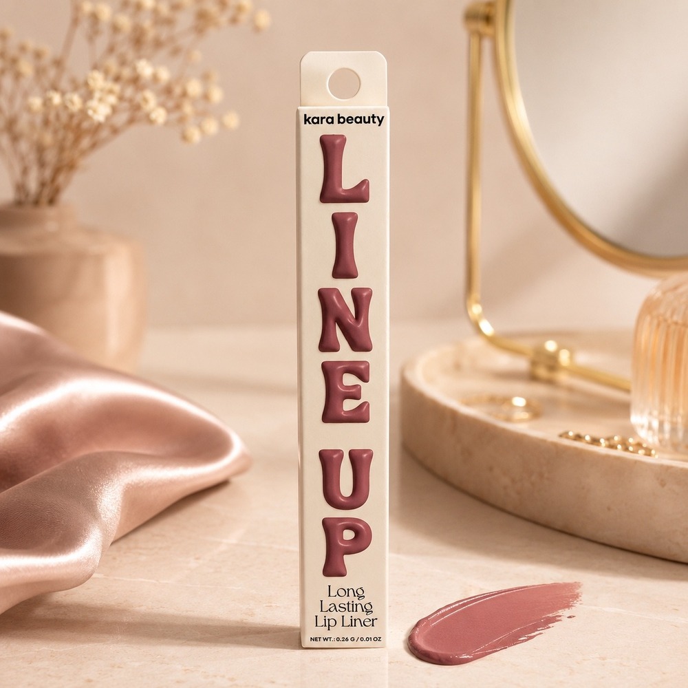 Kara Beauty Line Up Lip Liner Claudia Dusty Rose Mauve Pink New